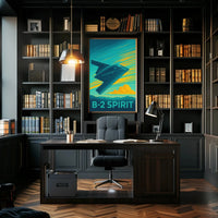 B-2 Spirit Modern Military Art Print PosterGoat