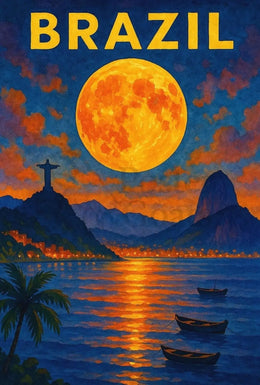 BRAZIL Rio de Janeiro Travel Poster PosterGoat