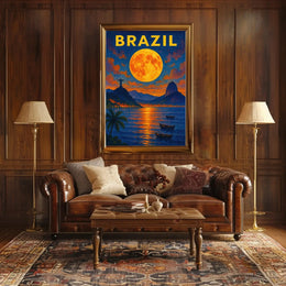 BRAZIL Rio de Janeiro Travel Poster PosterGoat