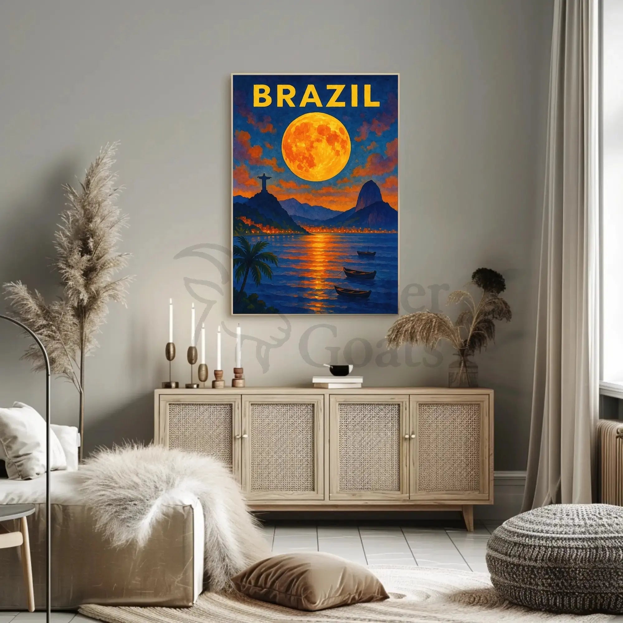 BRAZIL Rio de Janeiro Travel Poster PosterGoat