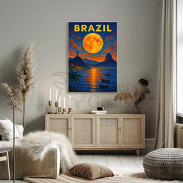 BRAZIL Rio de Janeiro Travel Poster PosterGoat