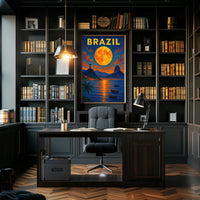 BRAZIL Rio de Janeiro Travel Poster PosterGoat