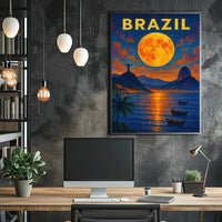 BRAZIL Rio de Janeiro Travel Poster PosterGoat