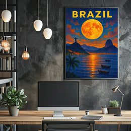 BRAZIL Rio de Janeiro Travel Poster PosterGoat