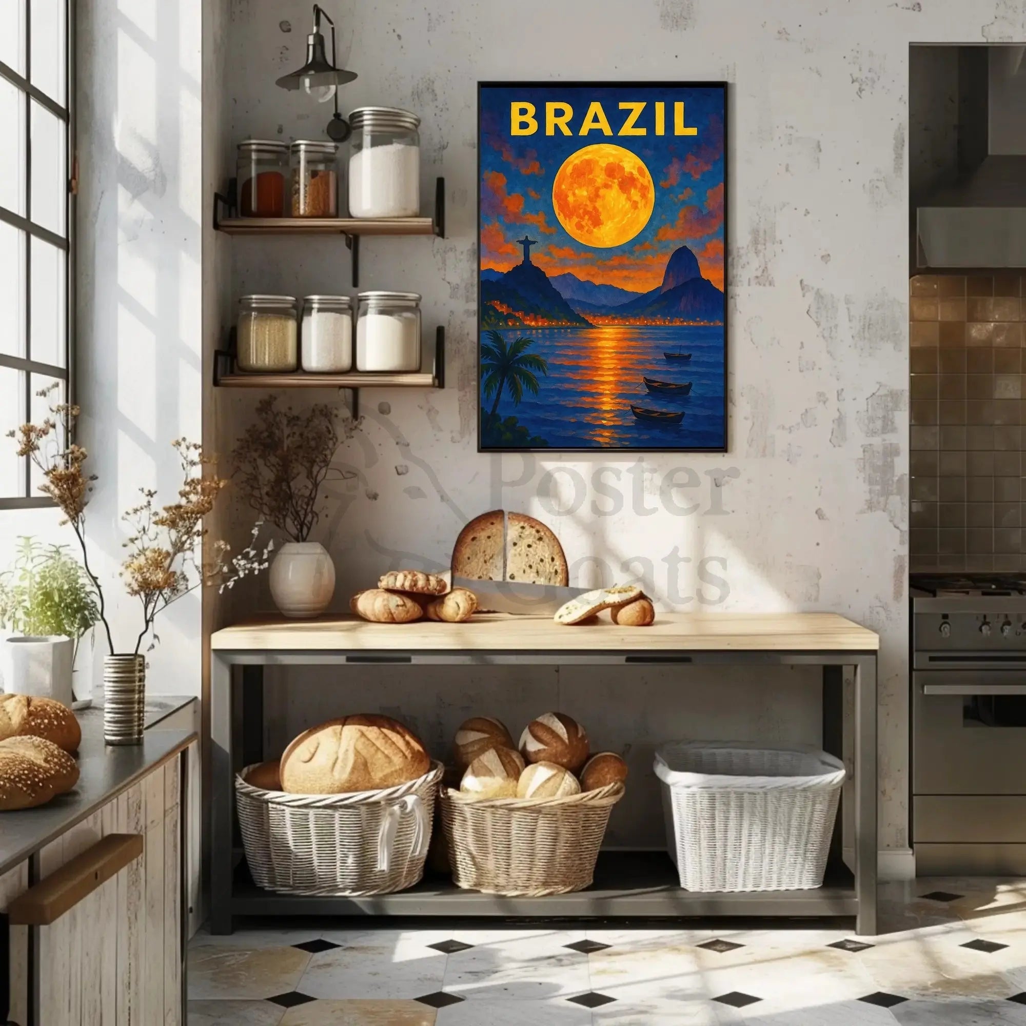 BRAZIL Rio de Janeiro Travel Poster PosterGoat