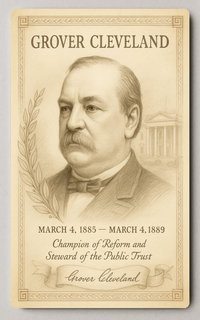 Grover Cleveland - Trading Card PosterGoat