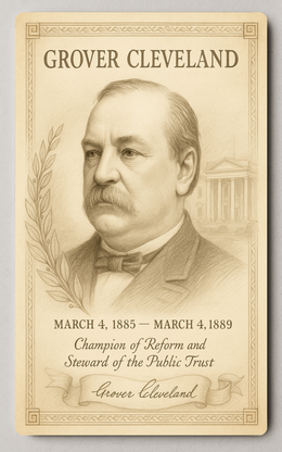 Grover Cleveland - Trading Card PosterGoat