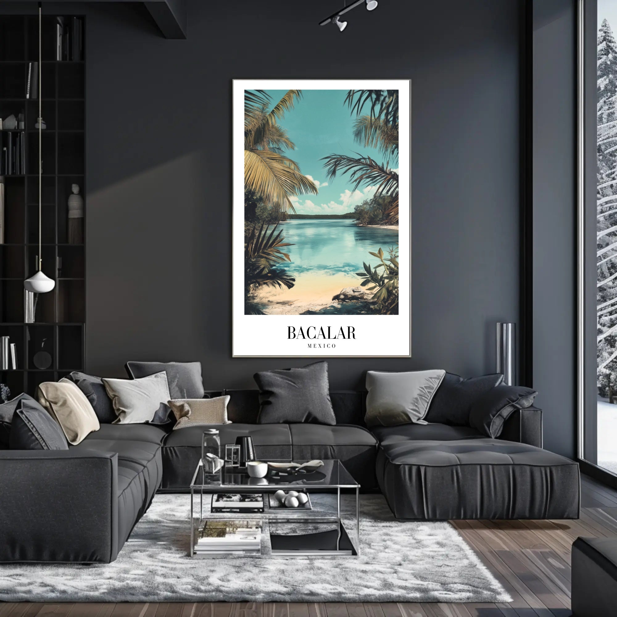 Bacalar Lagoon Vintage Travel Art Print – Travel Poster PosterGoat