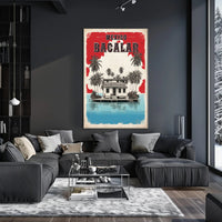 Bacalar Lakeside Tranquility Travel Poster PosterGoat