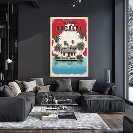 Bacalar Lakeside Tranquility Travel Poster PosterGoat