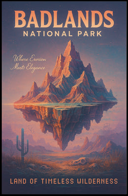 Badlands National Park Land Of Poster PosterGoat