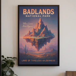 Badlands National Park Land Of Poster PosterGoat