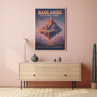 Badlands National Park Land Of Poster PosterGoat