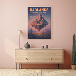 Badlands National Park Land Of Poster PosterGoat