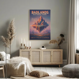 Badlands National Park Land Of Poster PosterGoat