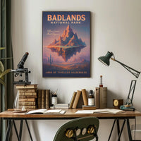 Badlands National Park Land Of Poster PosterGoat