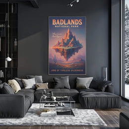 Badlands National Park Land Of Poster PosterGoat