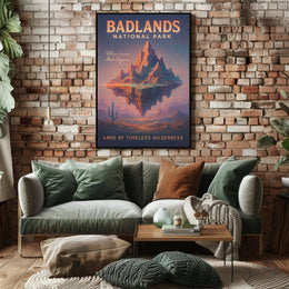 Badlands National Park Land Of Poster PosterGoat
