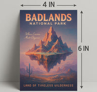 Badlands National Park Land Of Poster PosterGoat