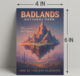 Badlands National Park Land Of Poster PosterGoat