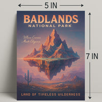 Badlands National Park Land Of Poster PosterGoat