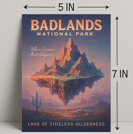 Badlands National Park Land Of Poster PosterGoat