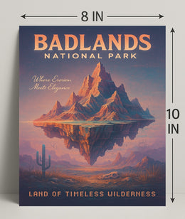 Badlands National Park Land Of Poster PosterGoat