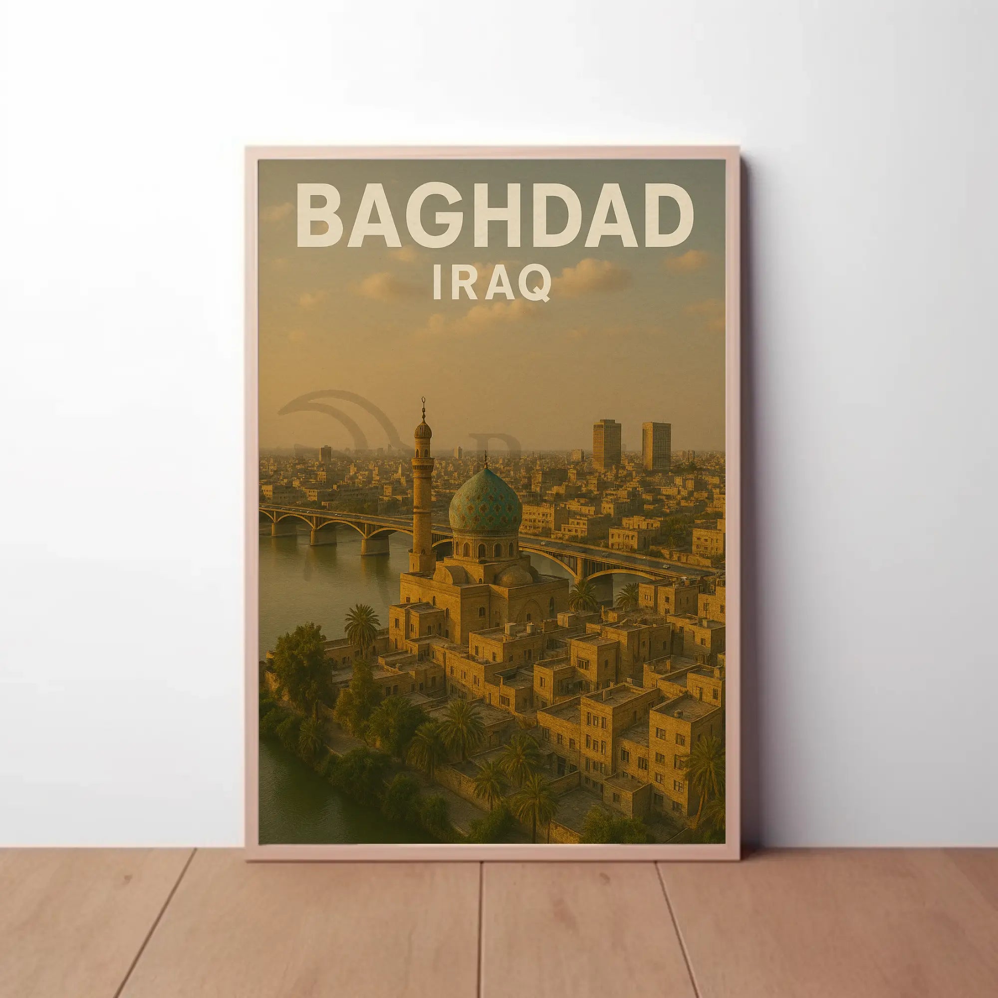 Baghdad's Architectural Splendor Cultural Heritage Poster PosterGoat