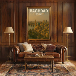 Baghdad's Architectural Splendor Cultural Heritage Poster PosterGoat