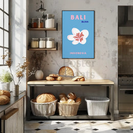 Bali Bliss Modern Travel Paradise Poster PosterGoat