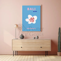 Bali Bliss Modern Travel Paradise Poster PosterGoat