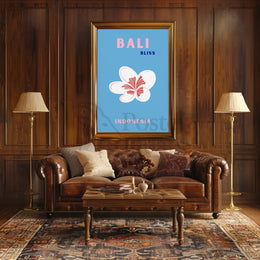 Bali Bliss Modern Travel Paradise Poster PosterGoat