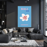 Bali Bliss Modern Travel Paradise Poster PosterGoat