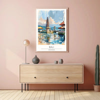 Bali Indonesia Travel Poster Stylish Wall Art Decoration PosterGoat