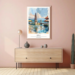 Bali Indonesia Travel Poster Stylish Wall Art Decoration PosterGoat