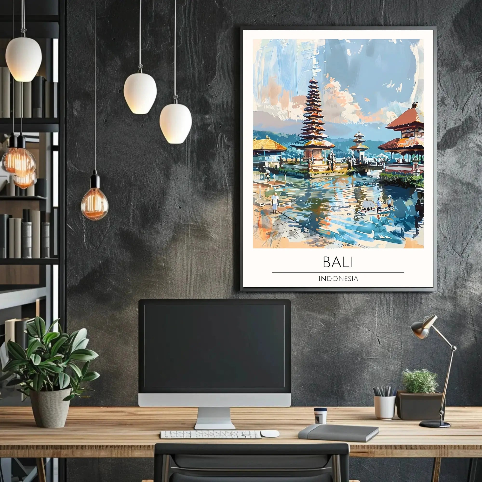 Bali Indonesia Travel Poster Stylish Wall Art Decoration PosterGoat