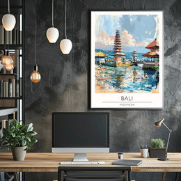 Bali Indonesia Travel Poster Stylish Wall Art Decoration PosterGoat
