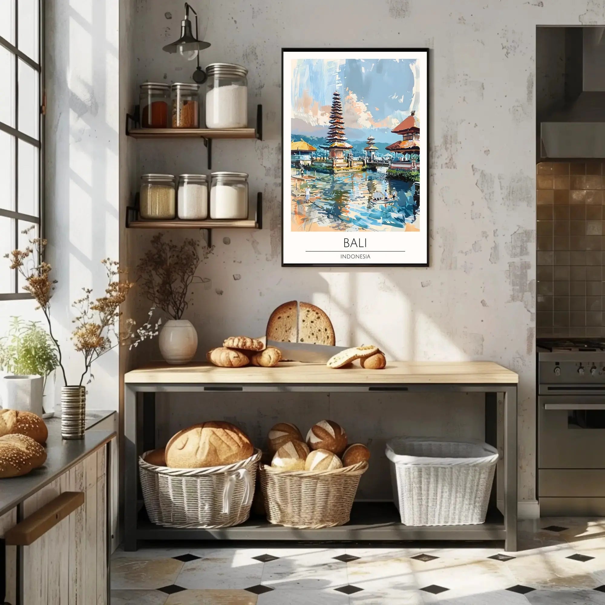 Bali Indonesia Travel Poster Stylish Wall Art Decoration PosterGoat