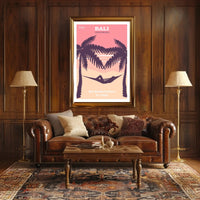 Bali Tropical Paradise Vintage Travel Poster PosterGoat