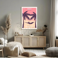 Bali Tropical Paradise Vintage Travel Poster PosterGoat