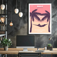 Bali Tropical Paradise Vintage Travel Poster PosterGoat