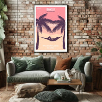Bali Tropical Paradise Vintage Travel Poster PosterGoat