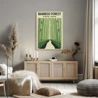 Bamboo Forest Kyoto Travel Poster PosterGoat