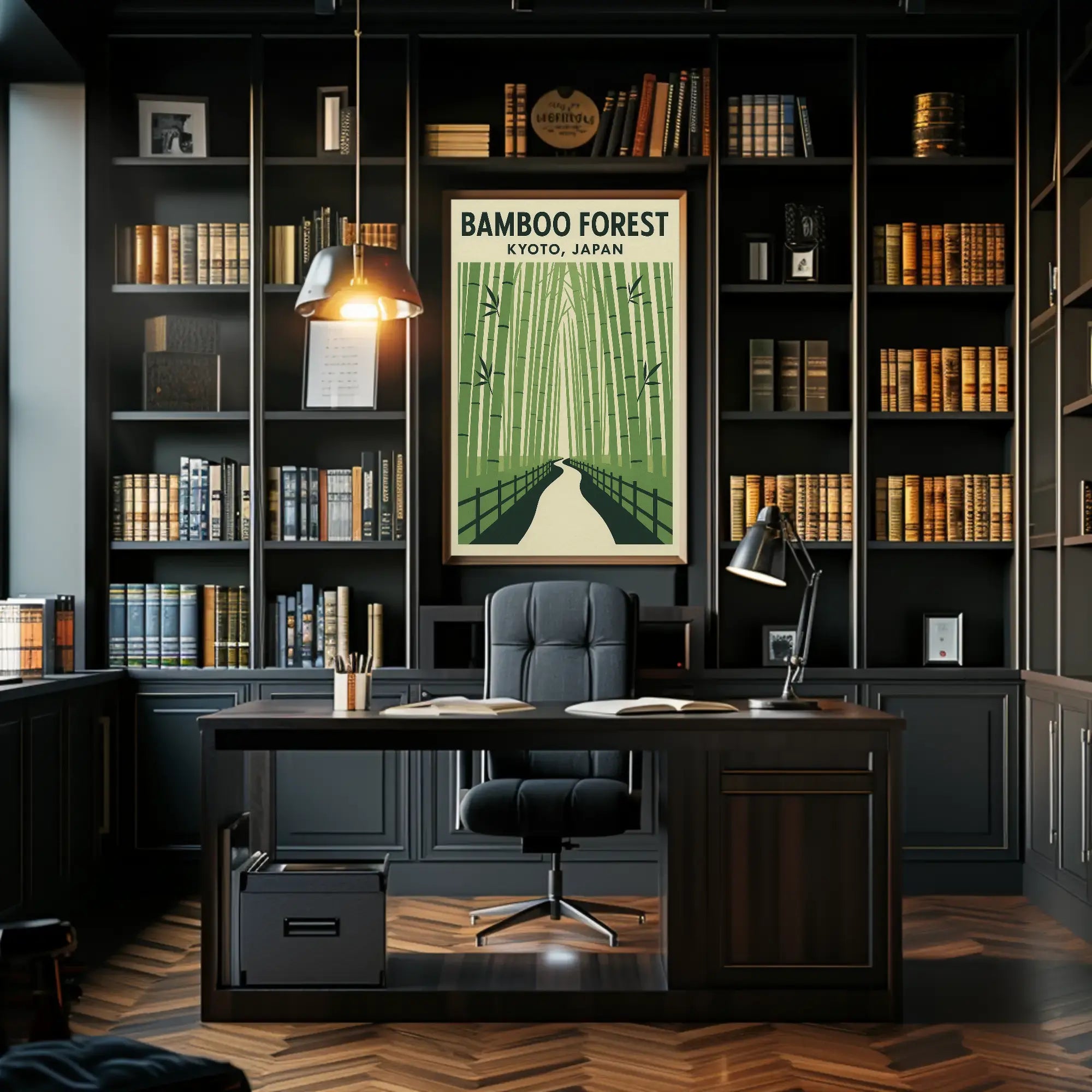Bamboo Forest Kyoto Travel Poster PosterGoat