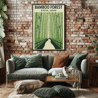 Bamboo Forest Kyoto Travel Poster PosterGoat