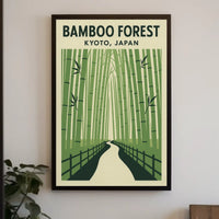 Bamboo Forest Kyoto Travel Poster PosterGoat