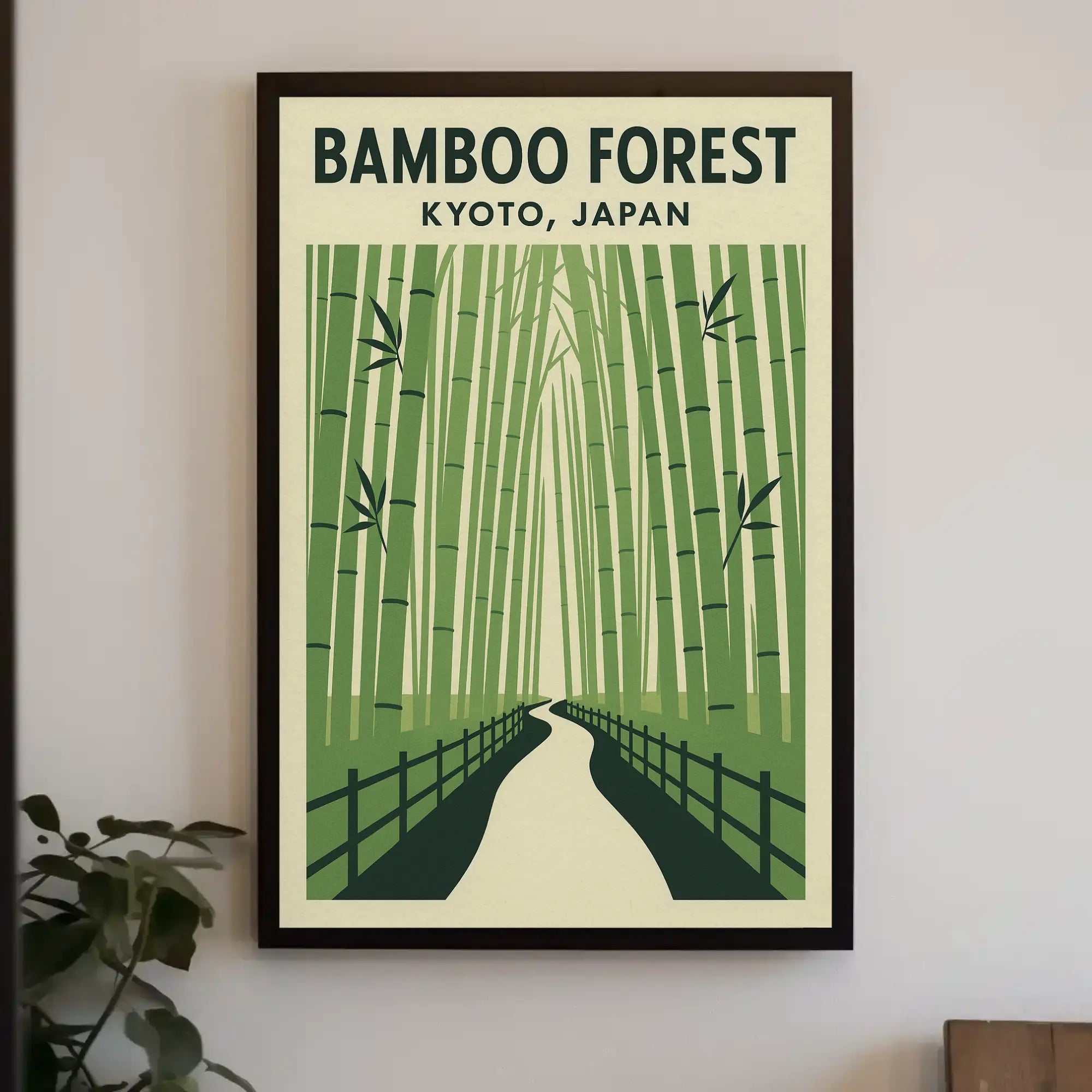 Bamboo Forest Kyoto Travel Poster PosterGoat