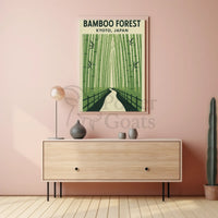 Bamboo Forest Kyoto Travel Poster PosterGoat