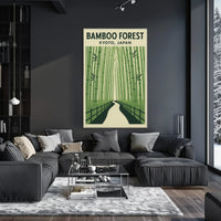 Bamboo Forest Kyoto Travel Poster PosterGoat