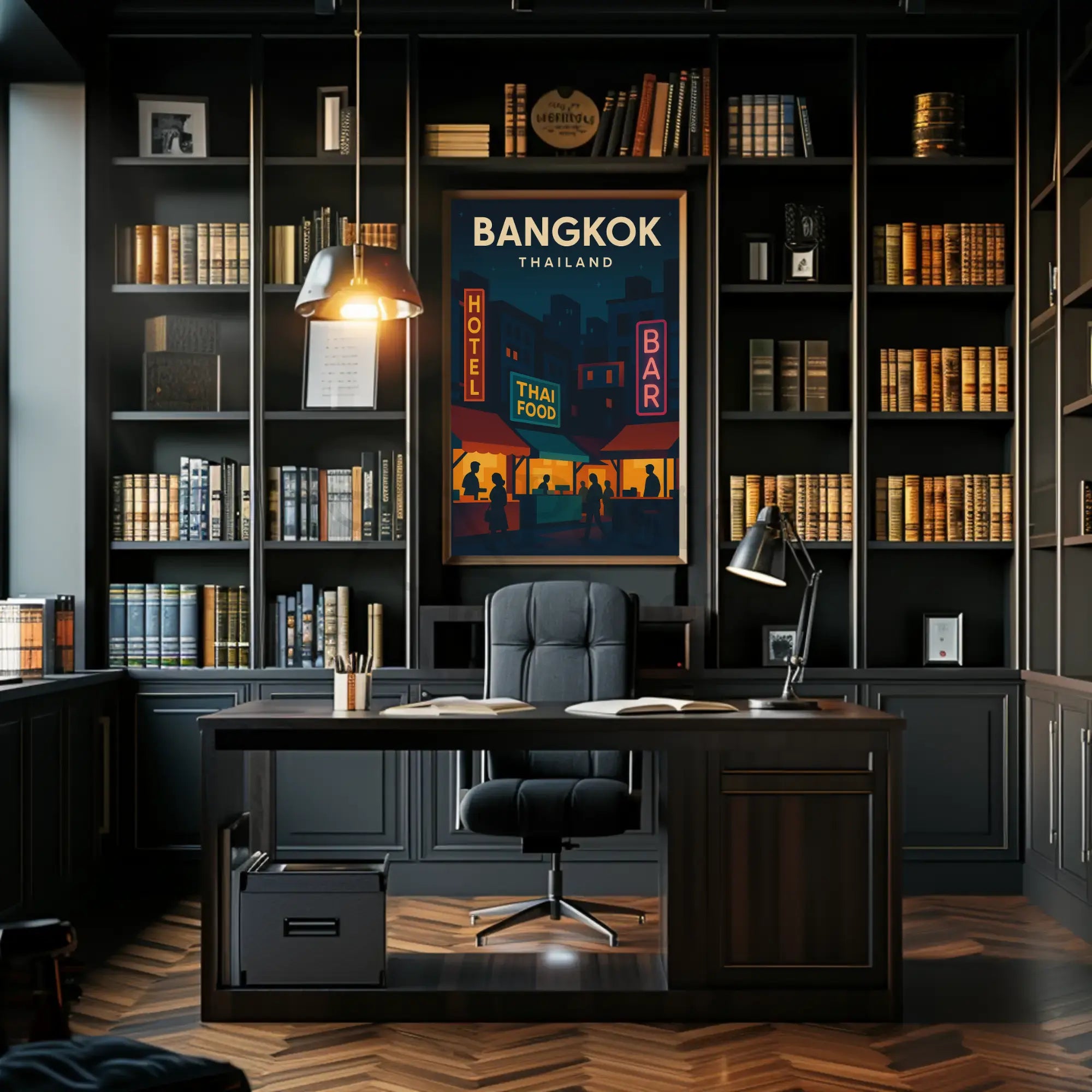 Bangkok Nightlife Adventure Travel Poster PosterGoat